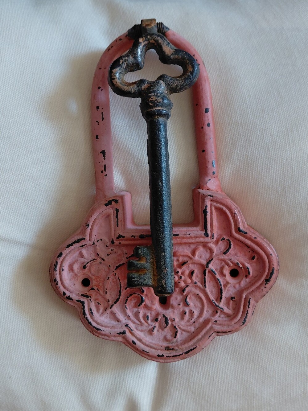 Cast Iron Vintage Knocker Garden Home Door Handle Wall Decoration Ancient